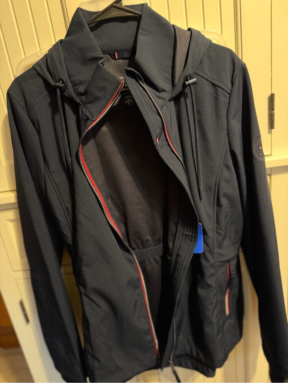 Women’s Black Hooded Softshell Jacket